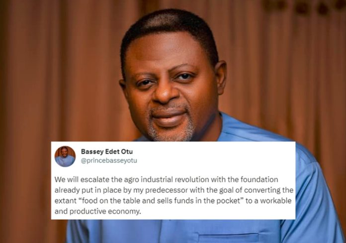 Governor Bassey Otu Promises 'Agro Industrial Revolution' In Cross River State