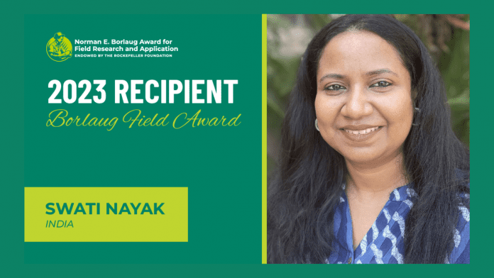 India's Swati Nayak Wins World Food Prizeâs Norman E Borlaug Award