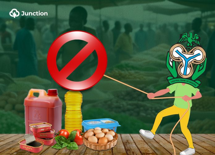 Impact of CBN lifting FX restrictions on imports of select items