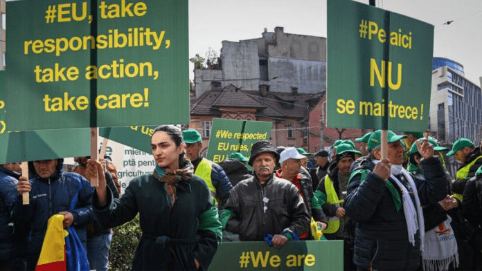Farmers Protest EU's Ukraine Trade Extension