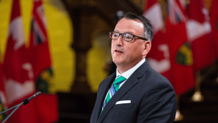 Northern development minister Greg Rickford spoke at the Northern Ontario agriculture conference at Science North