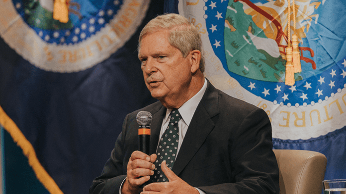U.S. Agriculture Secretary Tom Vilsack warnings on Prop 12