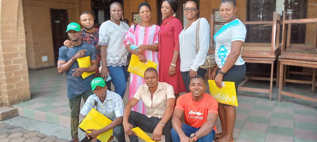 Members of the Anlanke Rice Cooperative after a meeting. —TheJunction.ng.